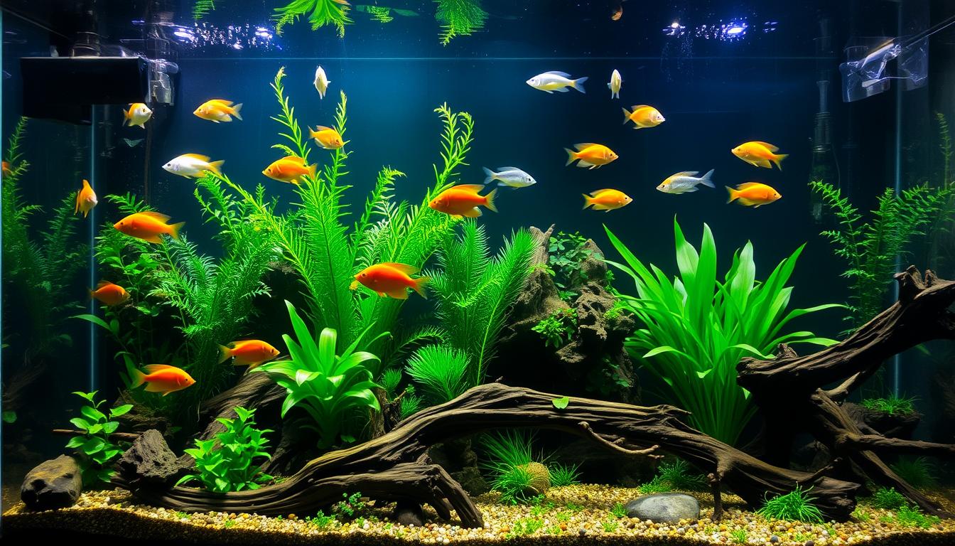 Schwarzwasser Aquarium: Tropische Fische zuhause